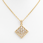 Crystal rain necklace